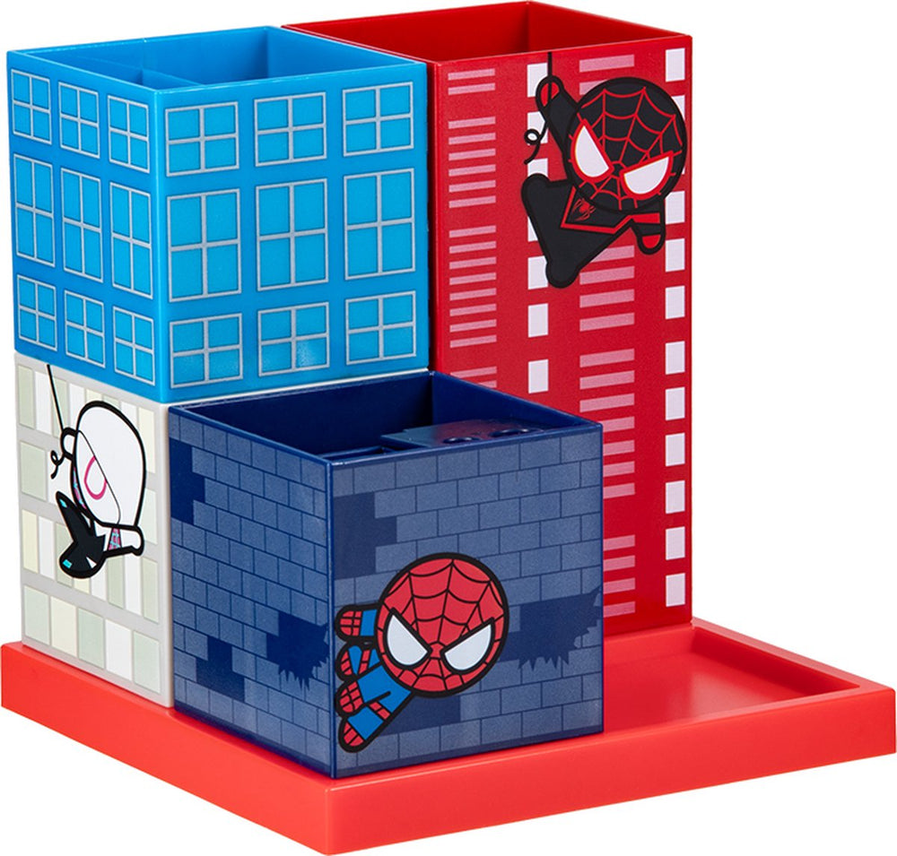 Paladone spiderman officieel gelicentieerde comic book desktop organiser, gamer en comic series fan decoratie en cadeau, nostalgisch marvel superhero bureau- en tafelaccessoire -