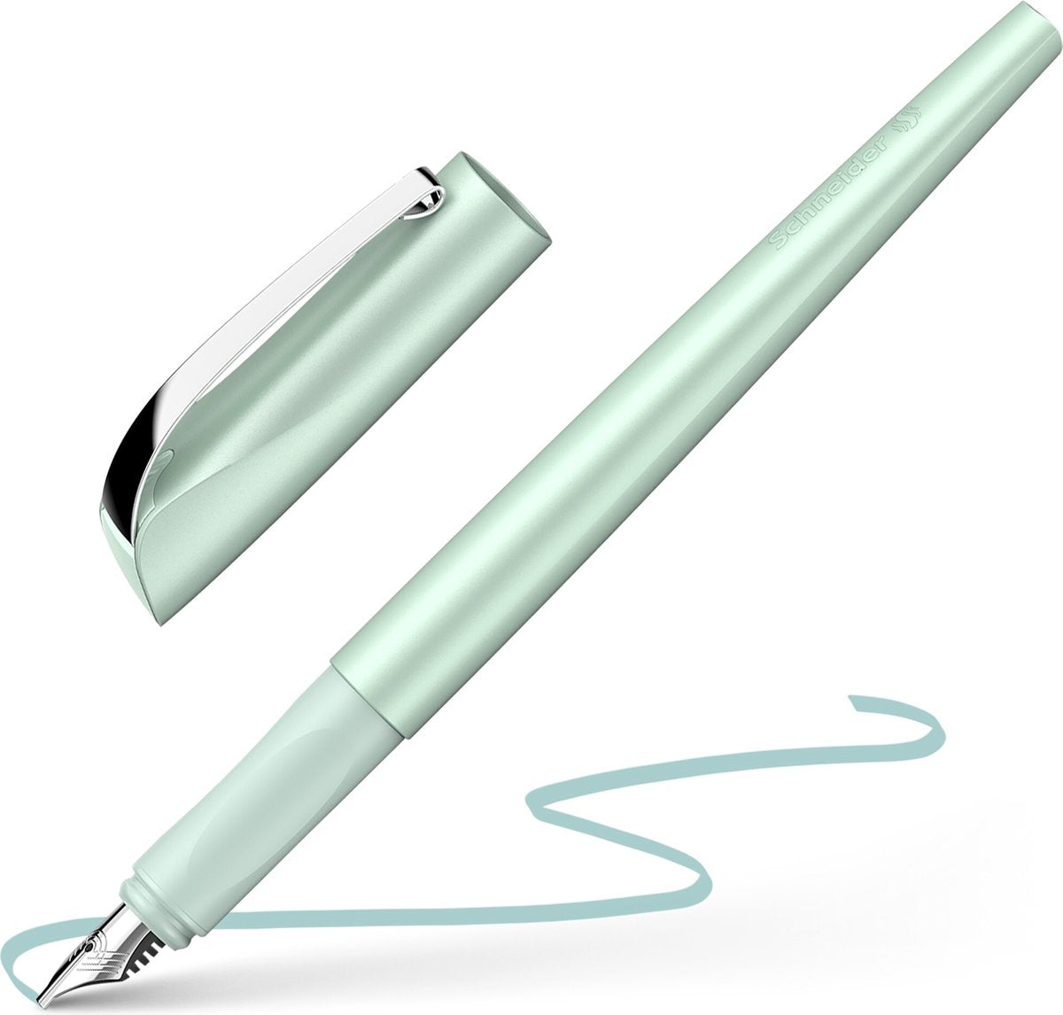 Schneider schrijfwaren schneider kalligrafie vulpen - callissima - mint - lijnbreedte 1,8mm - s-163911