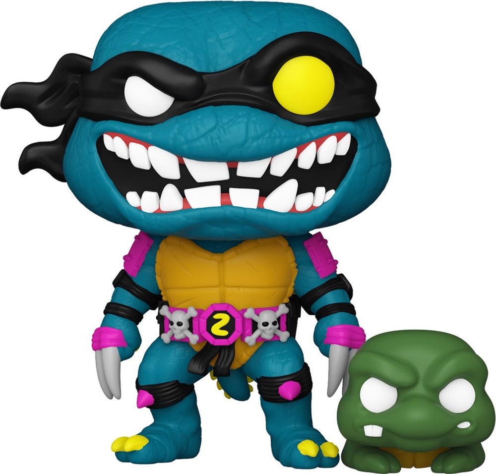 Funko teenage mutant ninja turtles turtles in time - slash with pre-mutated slash vinyl figuur 1558 pop! meerkleurig
