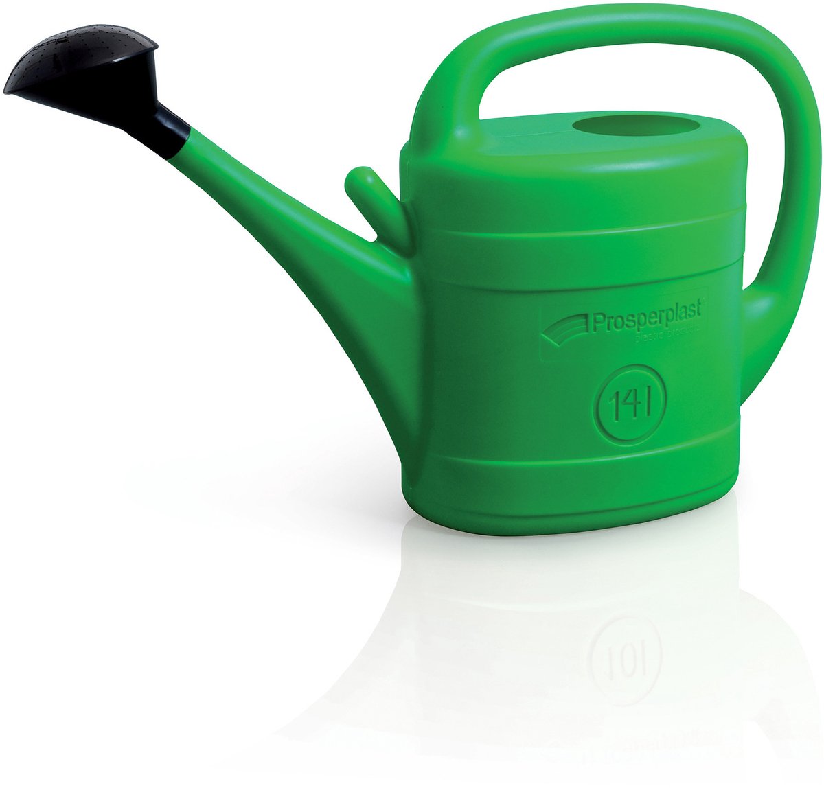 Prosperplast gieter - groen - kunststof - broeskop - 14 liter - gieters voor buiten
