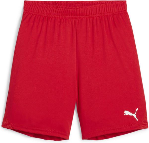 Puma teamgoal shorts jr unisex sportbroek - red- white 116