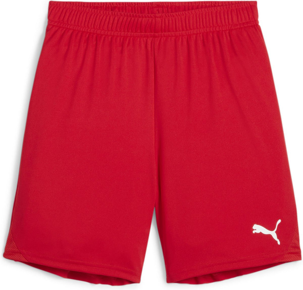 Puma teamgoal shorts jr unisex sportbroek - red- white