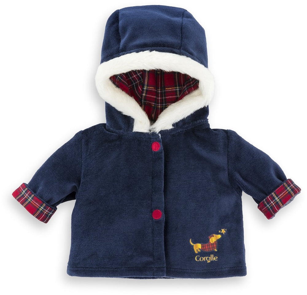 Corolle babypop jas - holidays poppenkleding 30cm winterjas.