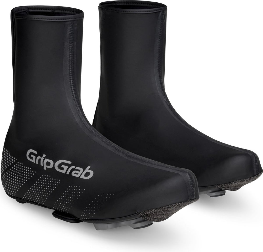 Gripgrab - ride waterdichte race fiets overschoenen wielren regen fietsoverschoenen - zwart - unisex - maat xs (36 37)