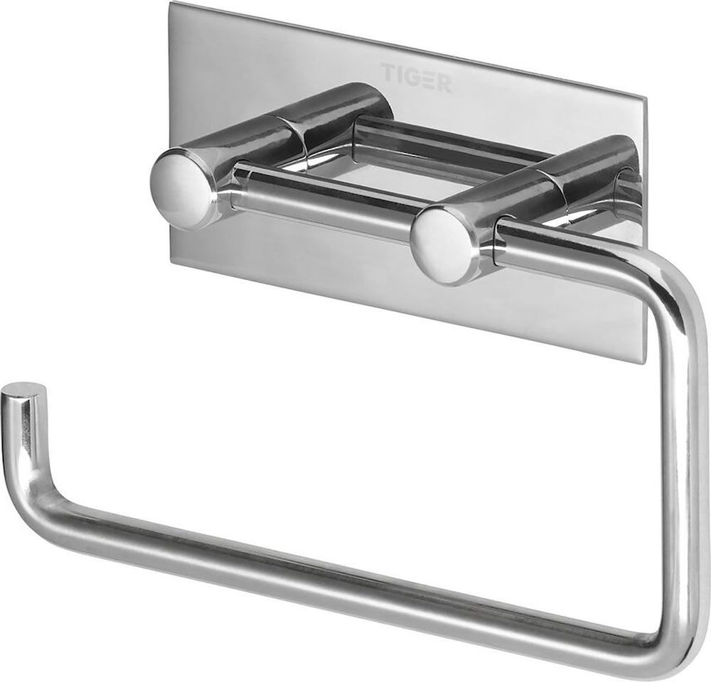 Tiger square - wc rolhouder zonder klep - zonder boren - 3m tape - chroom