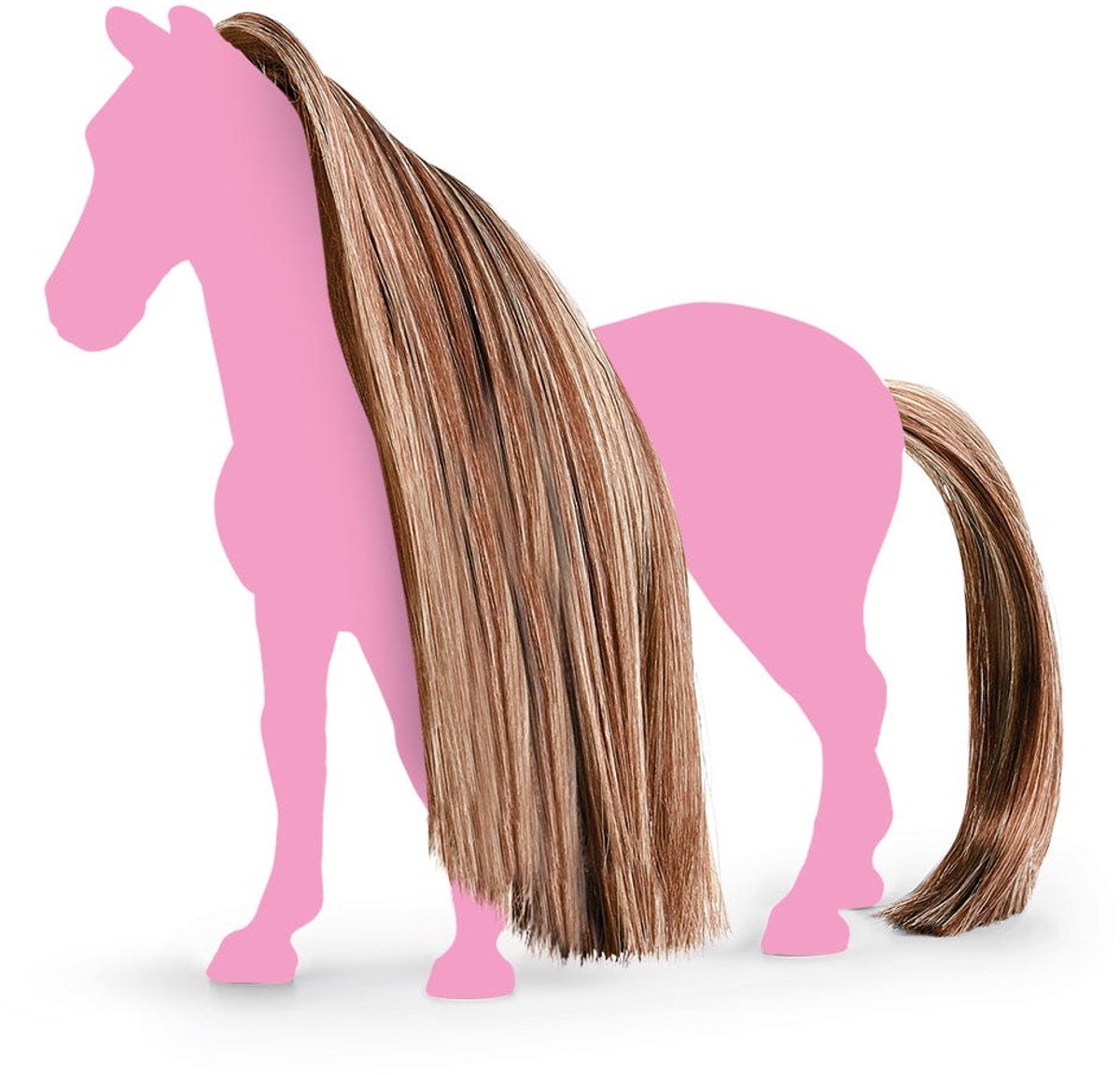 Schleich paardenclub haar beauty paarden bruin goud 42653