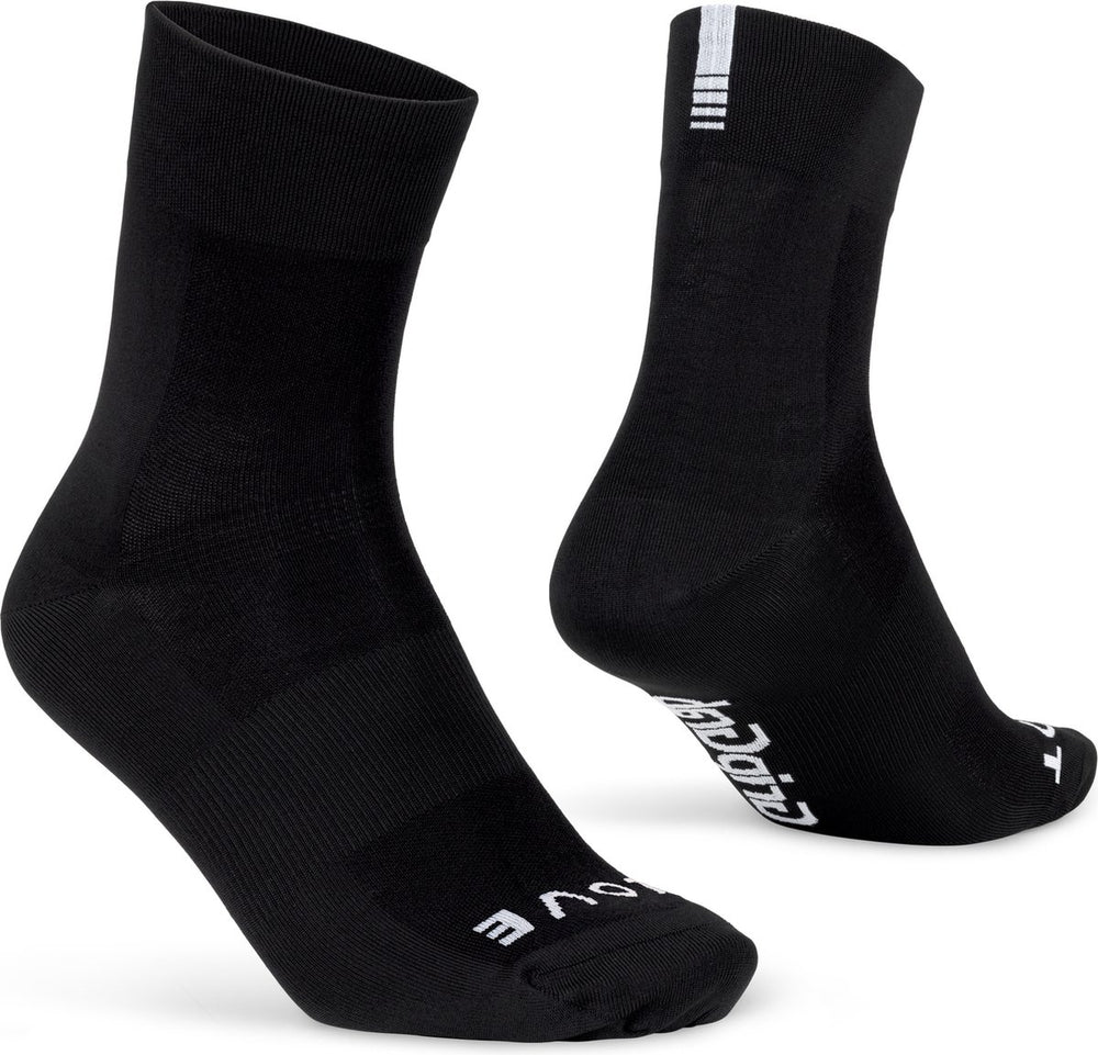 Gripgrab - lightweight sl performance zomer fietssokken 1 paar coolmax wielersport sokken regular cut - zwart - unisex