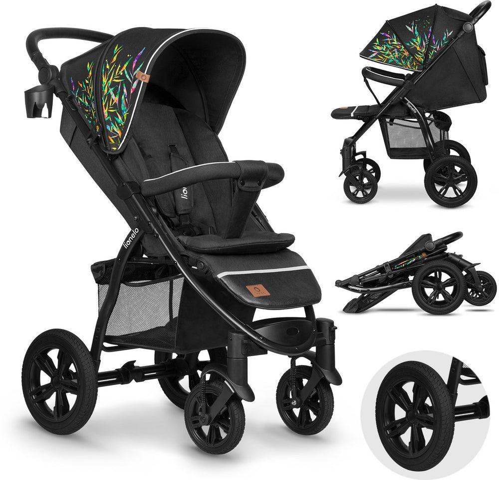 Lionelo annet tour – buggy 0 tot 4 jaar (of 22 kg) – 1 hand opvouwbaar – verstelbare rugleuning – incl. accessoires