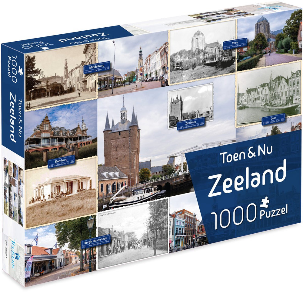 Tucker's fun factory toen nu puzzel - zeeland (door fotograaf robert mulder) - 1000 stukjes - legpuzzels