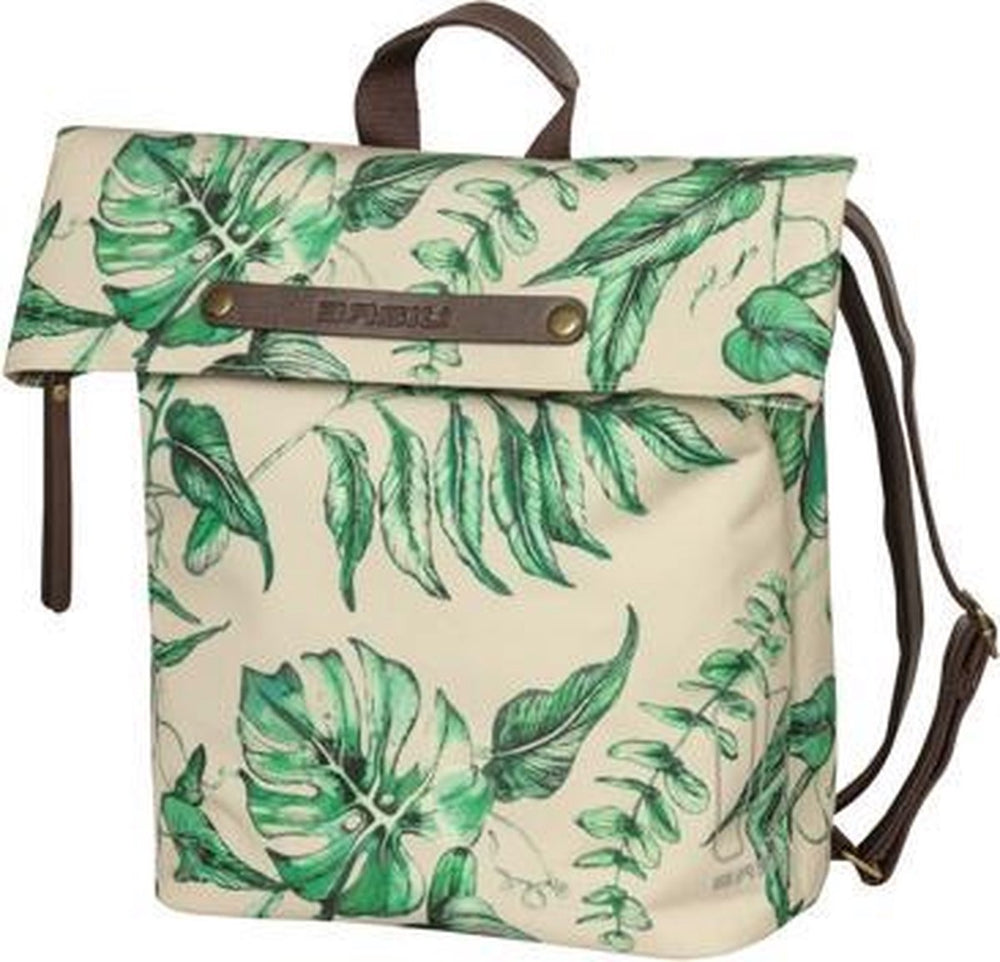 Basil Ever-Green Double Pannier - sustainable, trendy, green, 14-18L
