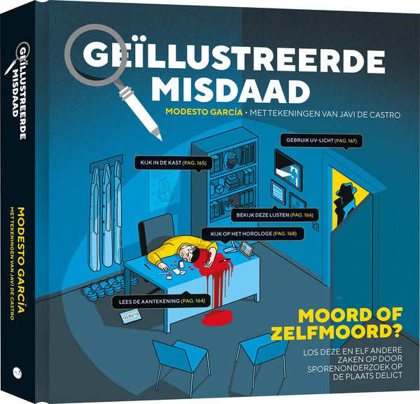 Geïllustreerde misdaad - spelboek - raadsels - logische puzzel