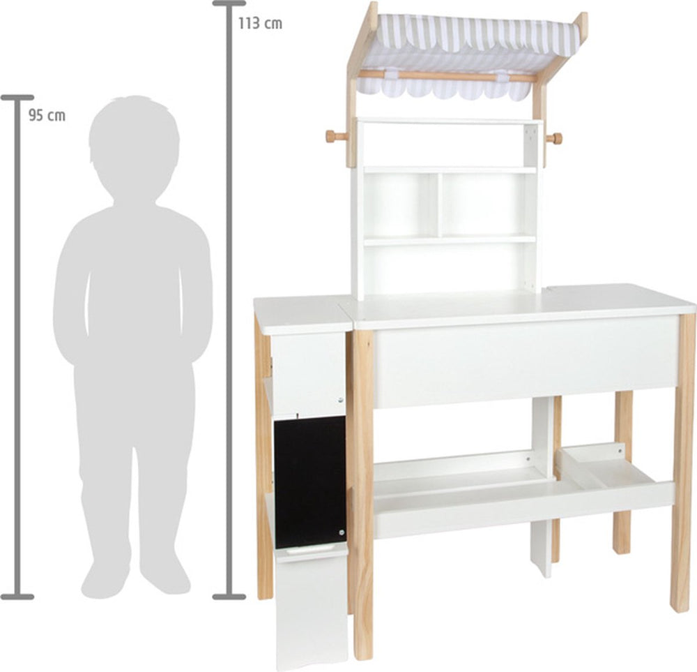 Small foot - wooden shop white compact