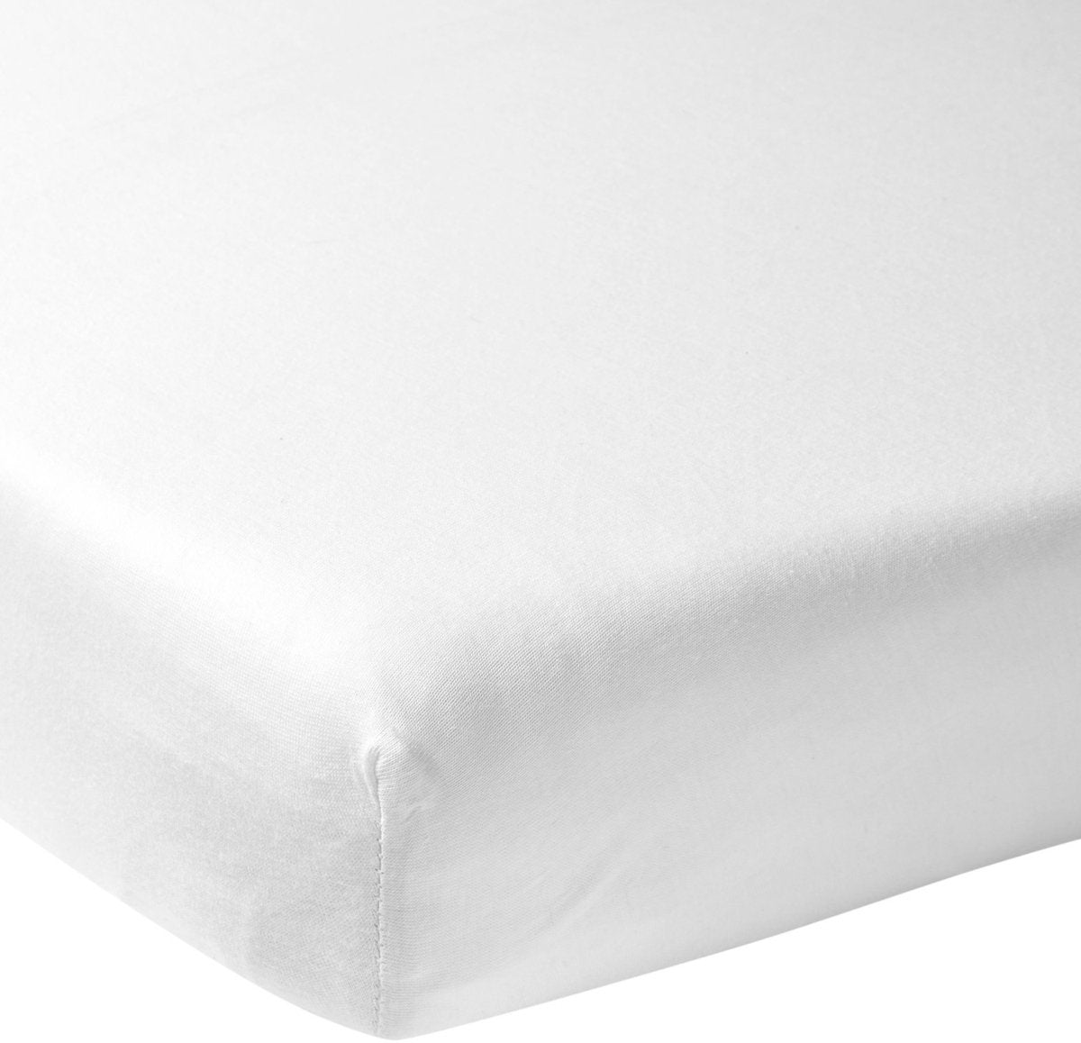 Meyco baby uni hoeslaken co-sleeper - white - 50x90cm