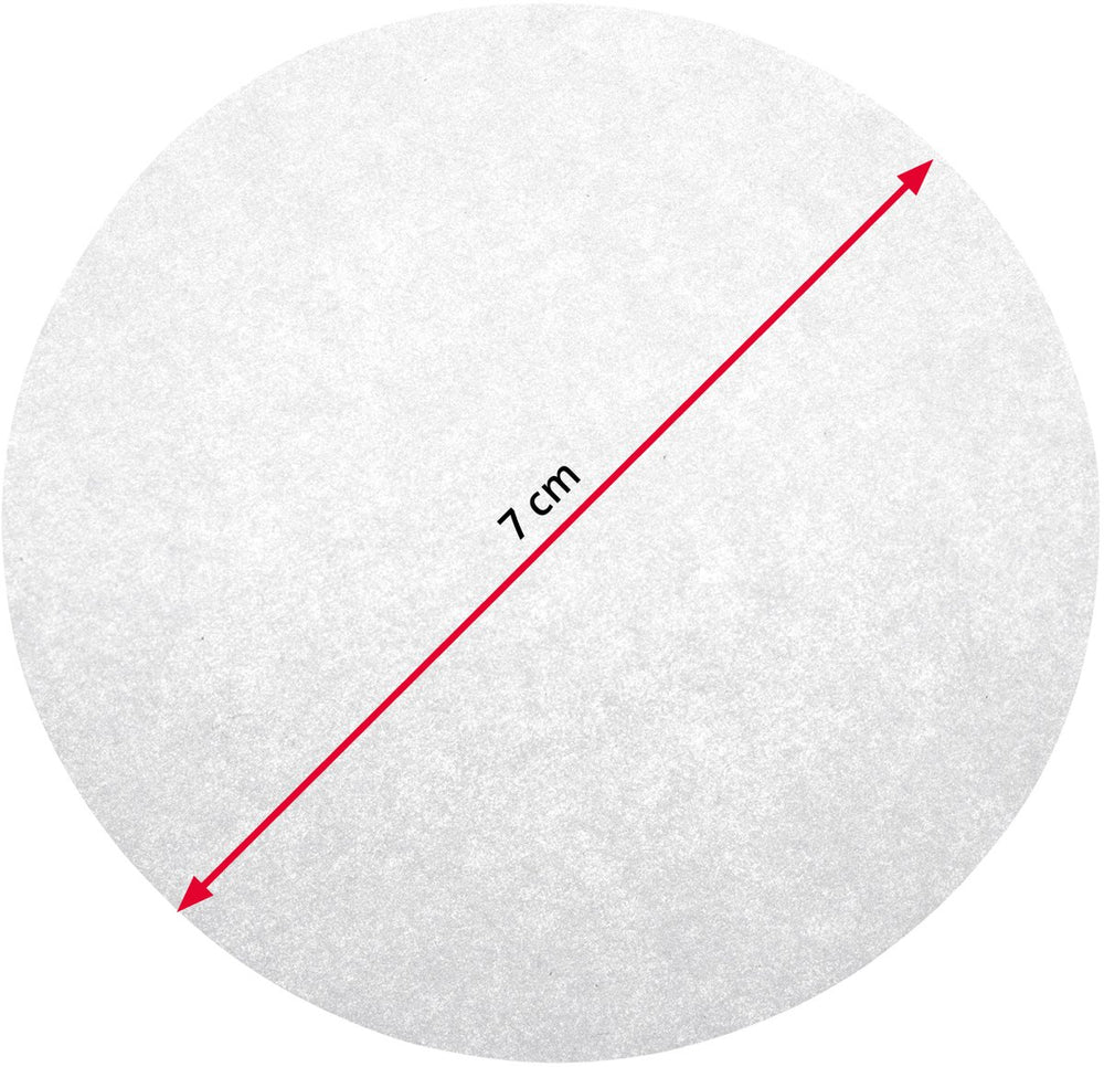 Westmark burgerpapier, 100 stuks, antiaanbak scheidingspapier voor perfecte hamburgers, ø: 7 cm, papier, mini, wit, 62392270