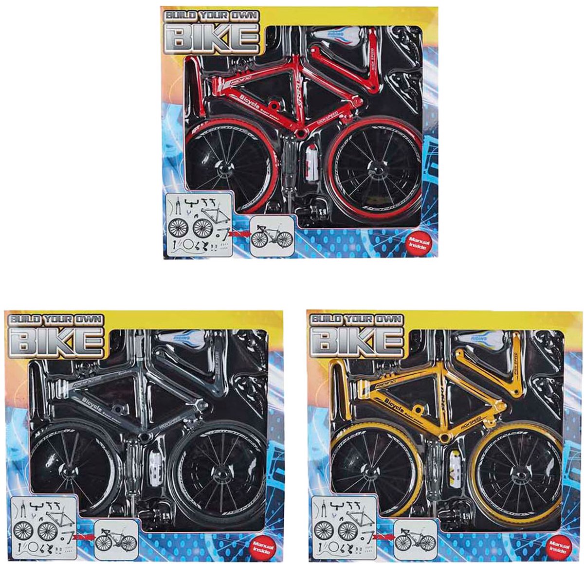 Racefiets gegoten bouwpakket, 19,5cm