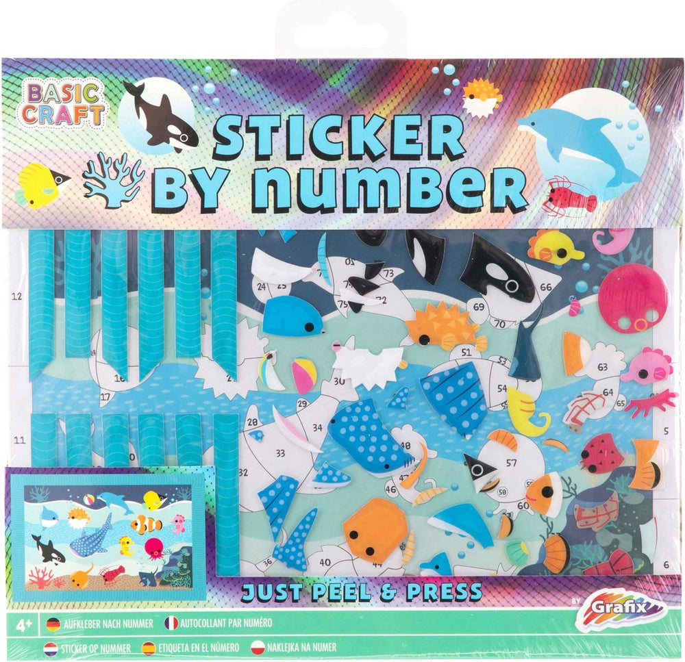 Stickers op Nummer - Onderwaterwereld