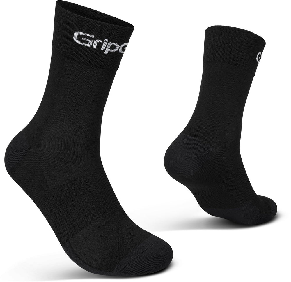 Gripgrab - ride regular cut zomer fietssokken 1 paar wielersport coolmax sokken - unisex - zwart