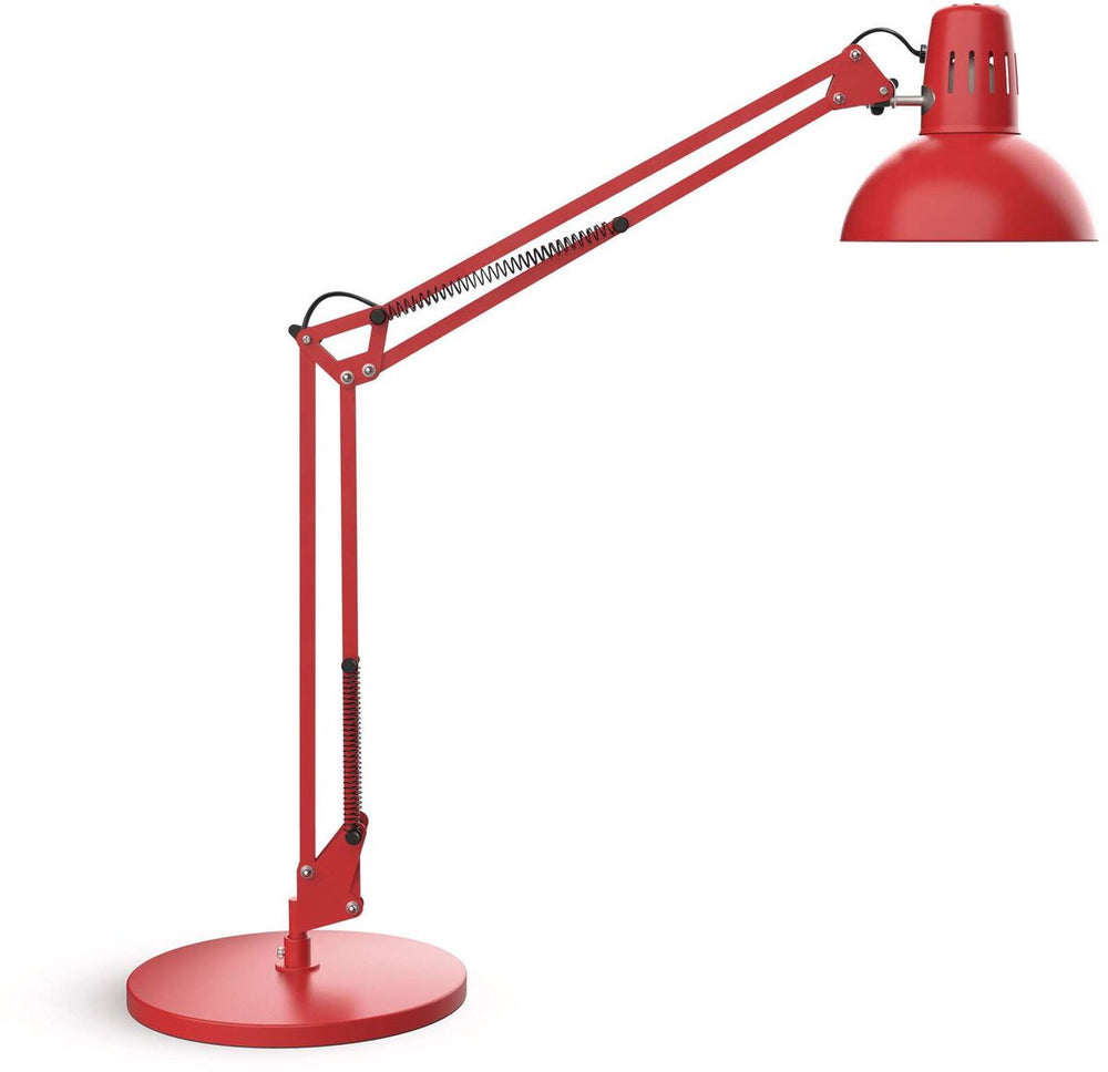 Maul study bureaulamp - metaal - rood - e27 fitting - tafellamp