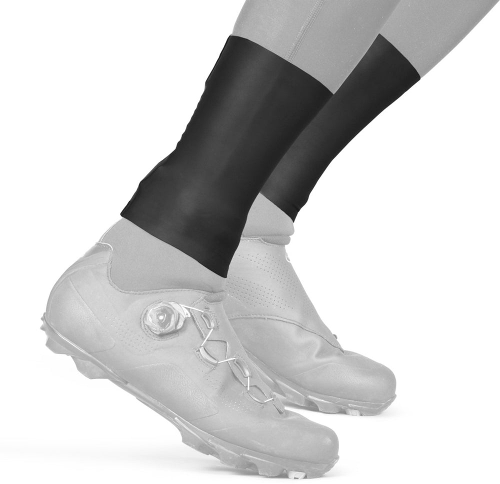 Gripgrab - aquaseal waterproof cycling gaiter waterdichte wielren overschoenen manchetten regen bescherming - unisex - zwart - maat l xl