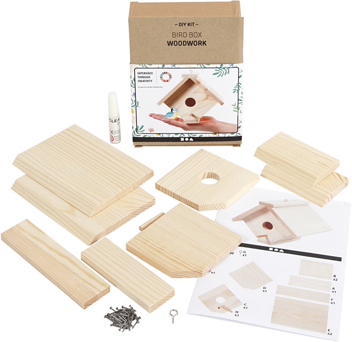 Creative Company wooden birdhouse