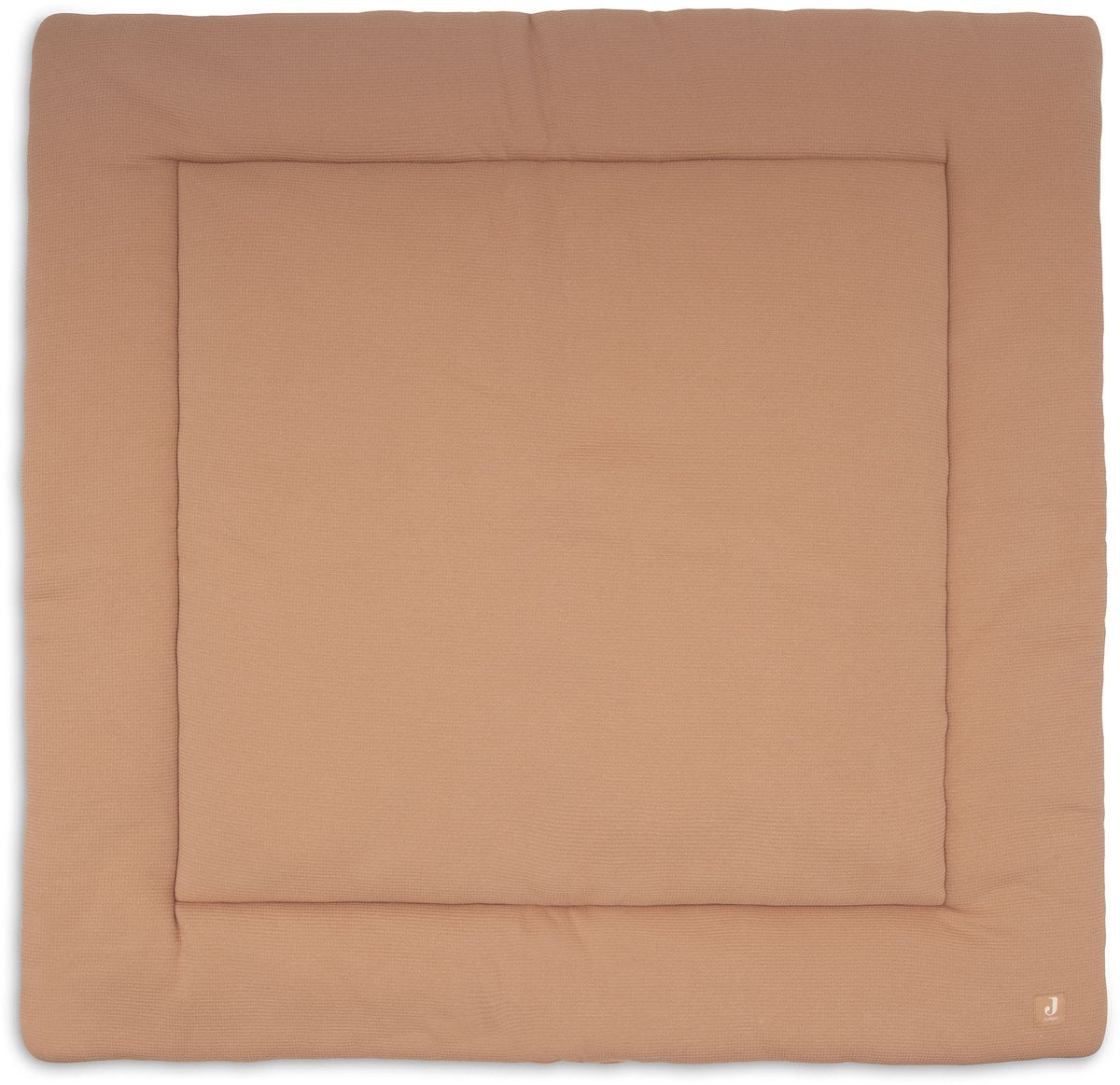 Jollein boxkleed baby - 100x100cm - little waffle - light terra sand