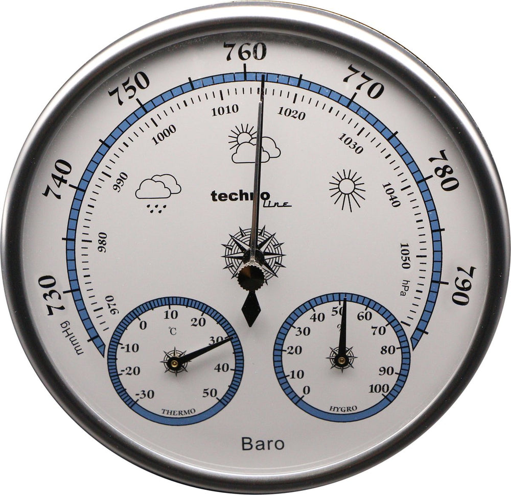 Technoline thermometer hygrometer - weervoorspelling - wa 3090
