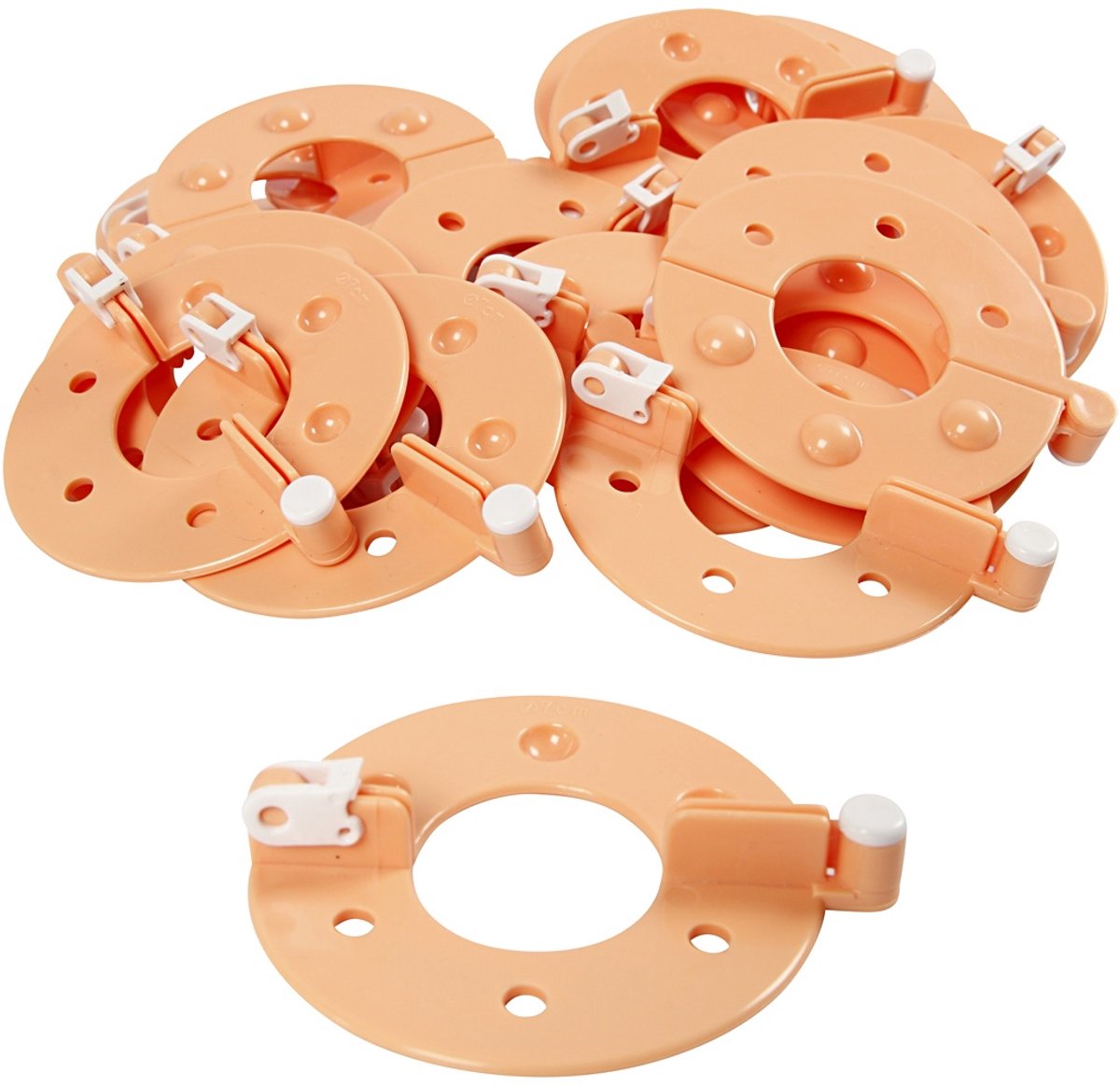 Creativ company colortime pom-pom maker 12 stuks oranje