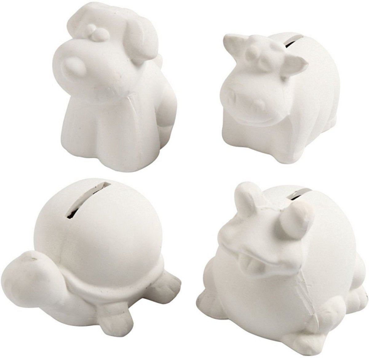 Creativ company https: www.cchobby.nl dierenspaarpot-h-7-10-cm-wit-4-stuk-1-doos