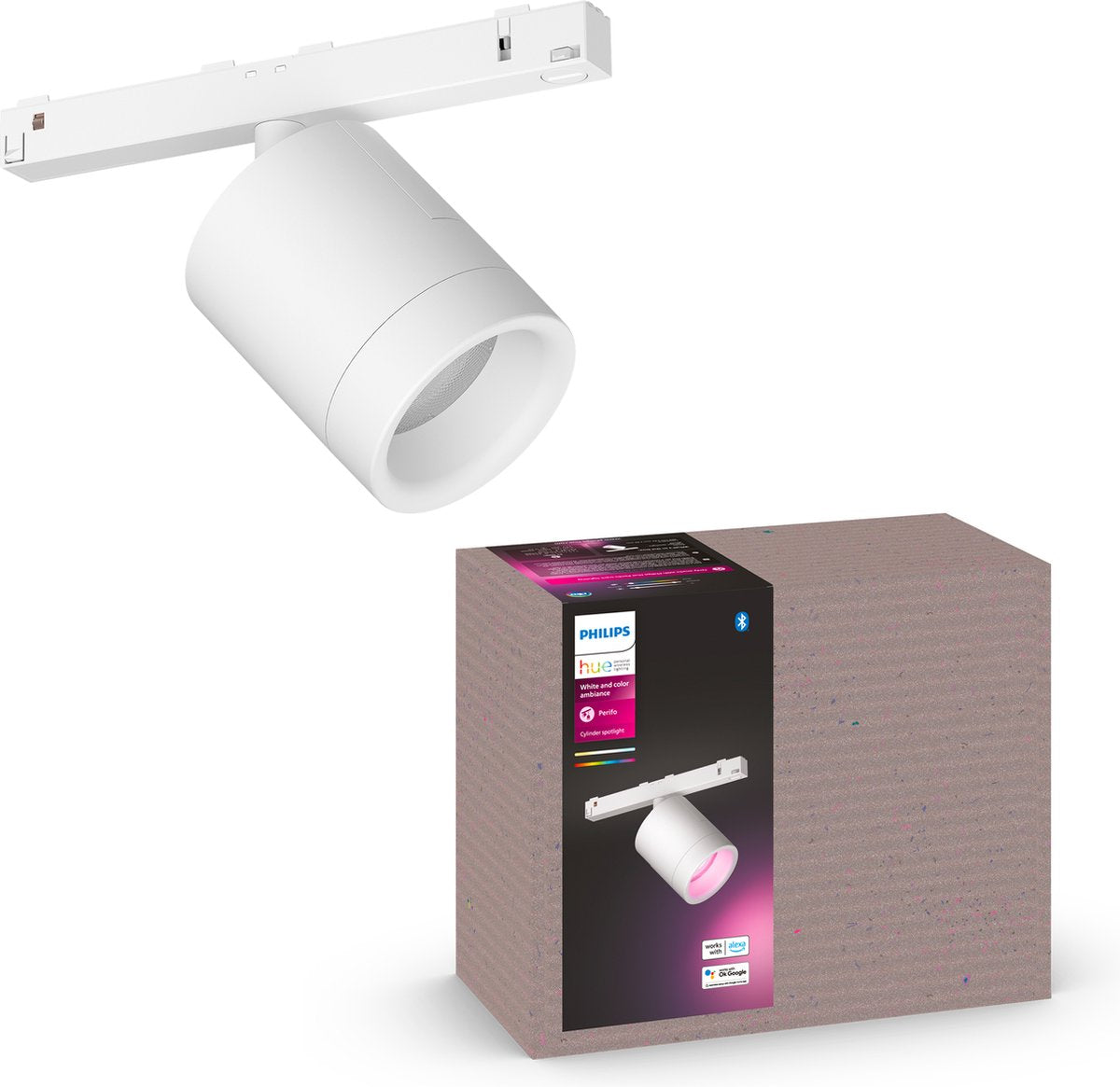 Philips hue perifo opbouwspot - wit en gekleurd licht - wit - uitbreiding