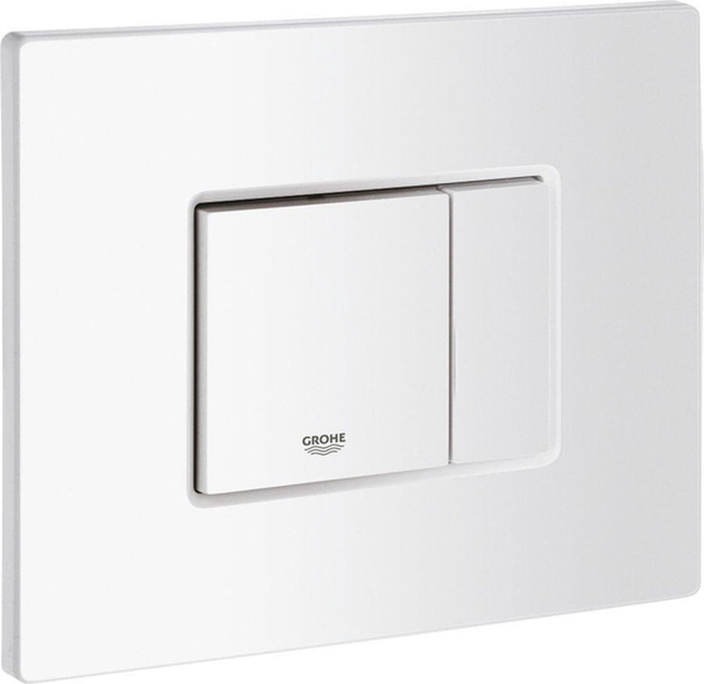Grohe skate cosmopolitan bedieningspaneel toilet - dual flush - kunststof - alpine wit