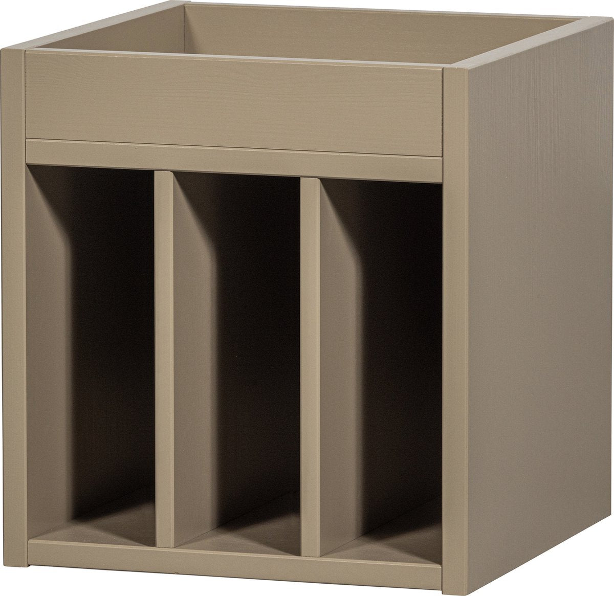 Woood turner platenkast - grenen - mud - 47x44x44