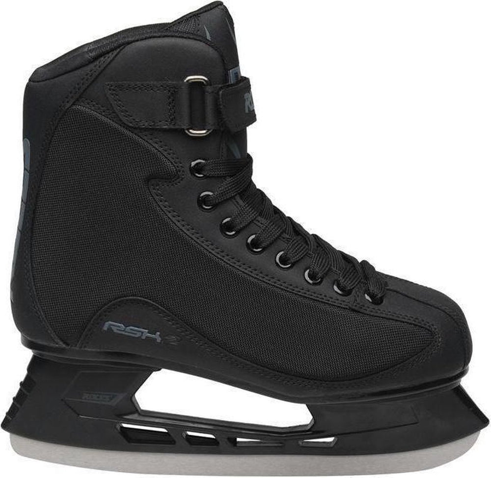 Roces – rsk 2 – ijshockeyschaatsen – schaatsen heren – zwart – stevige constructie rvs ijzer – maat eu 46