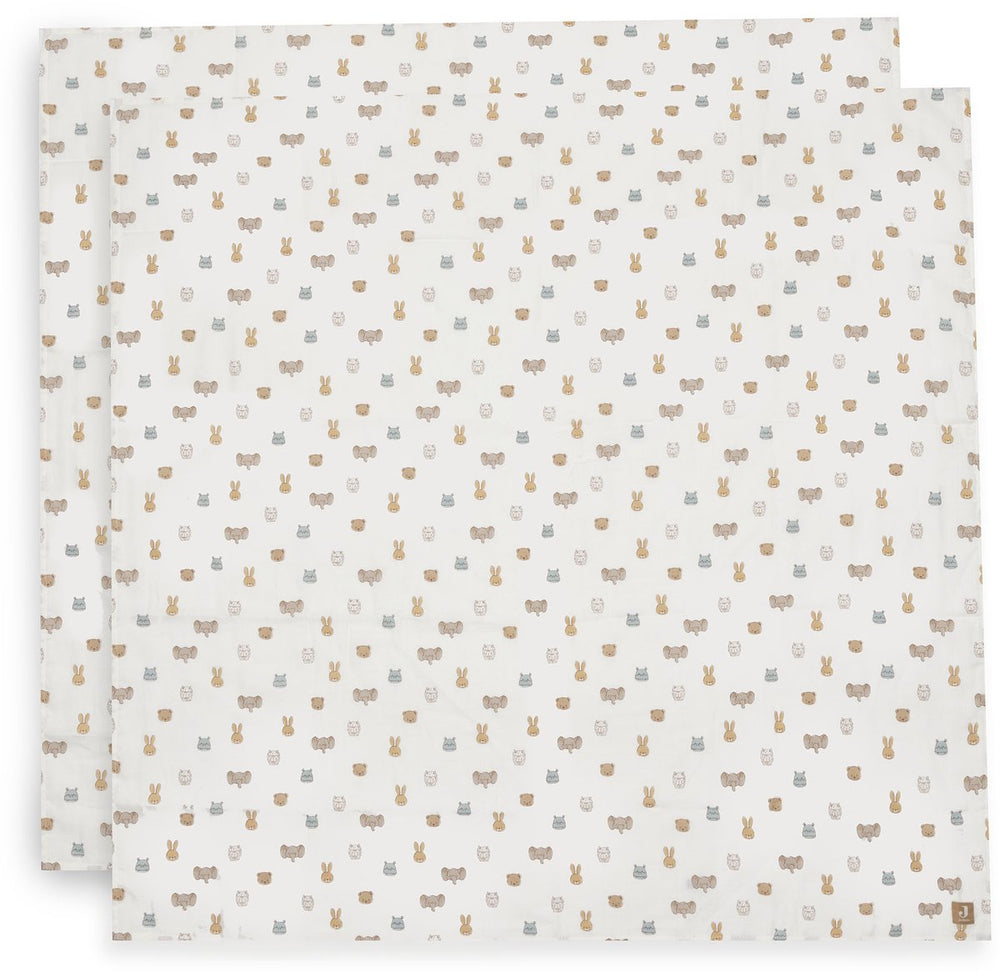 Jollein hydrofiele doek large 115x115cm jollies (2pack)