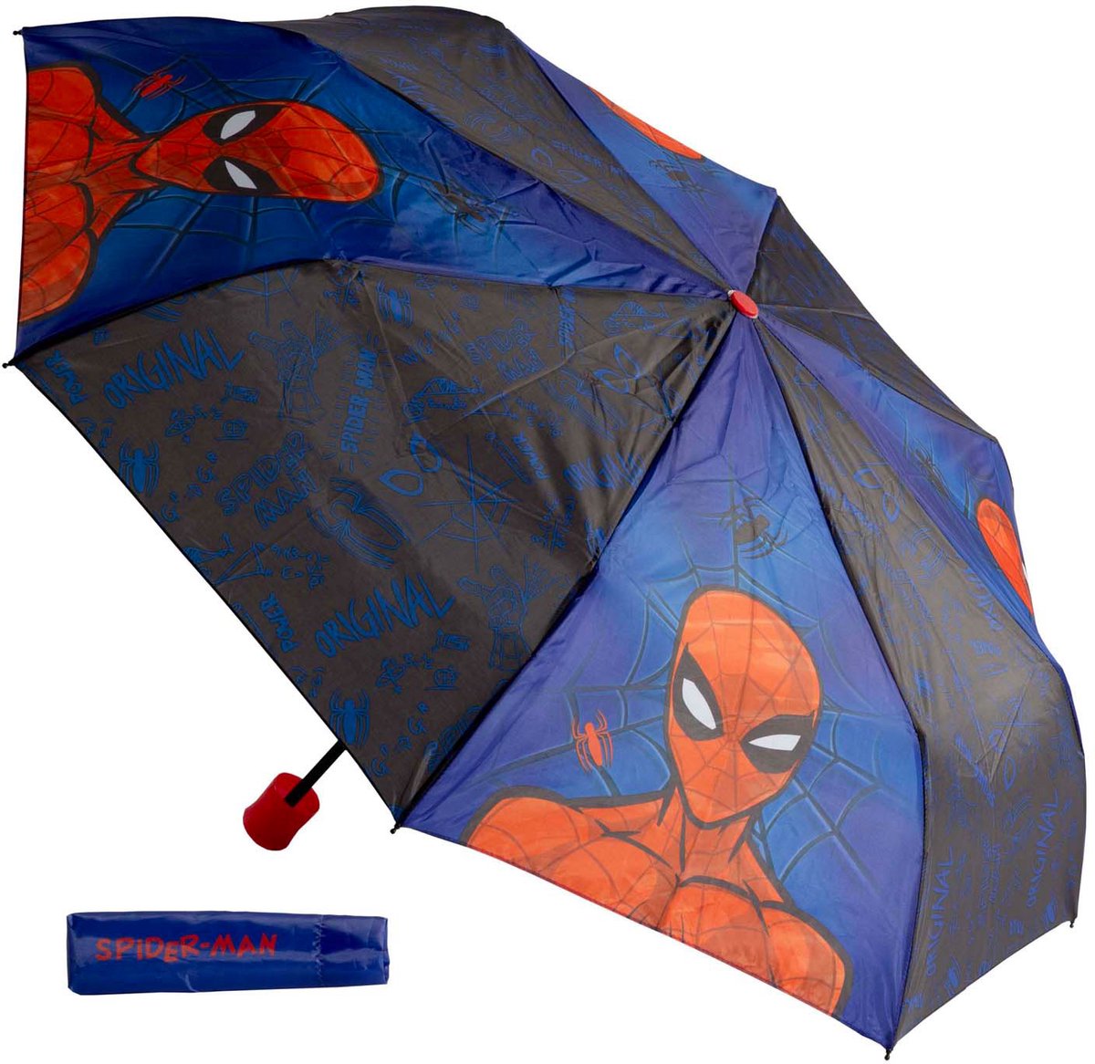 Undercover paraplu spider-man 94cm kinderparaplu marvel regenaccessoire.