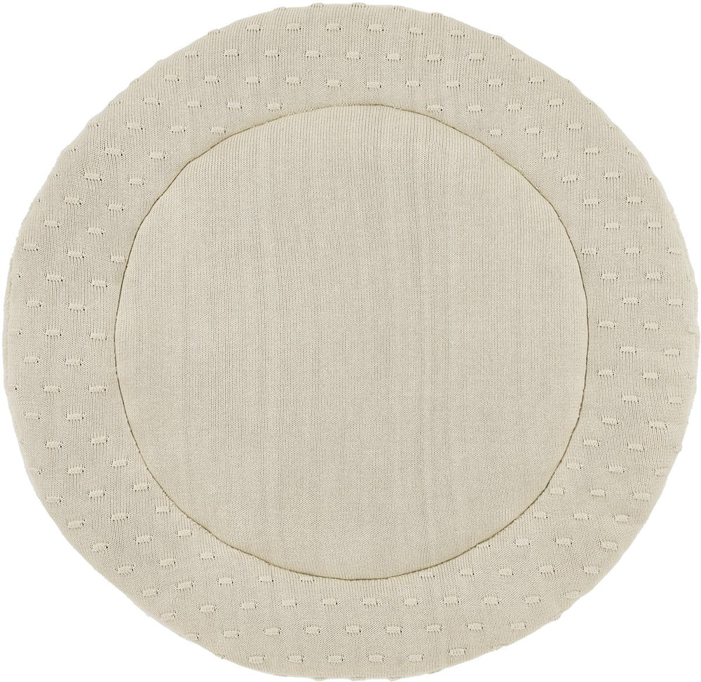 Meyco baby knots boxkleed rond - ⌀95cm - soft sand