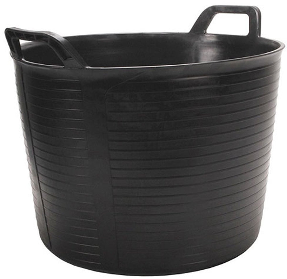 Rubi flextub serie - flexibele emmer - 25l - ergonomische handgrepen - zwart