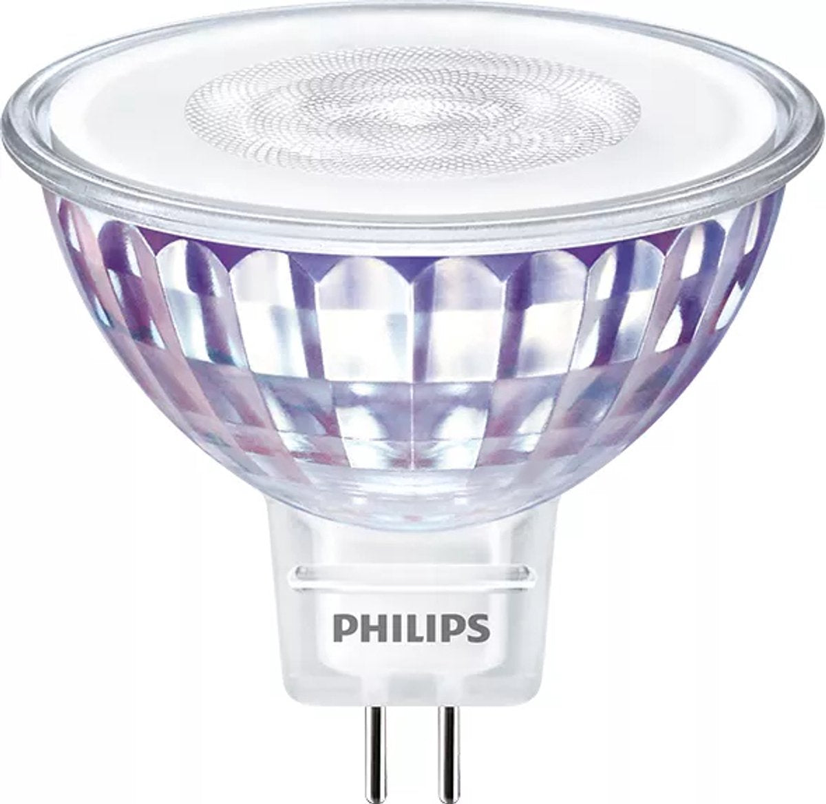 Philips led energiezuinige spot - 50 w - gu5.3 - warmwit licht - 2 stuks - bespaar op energiekosten