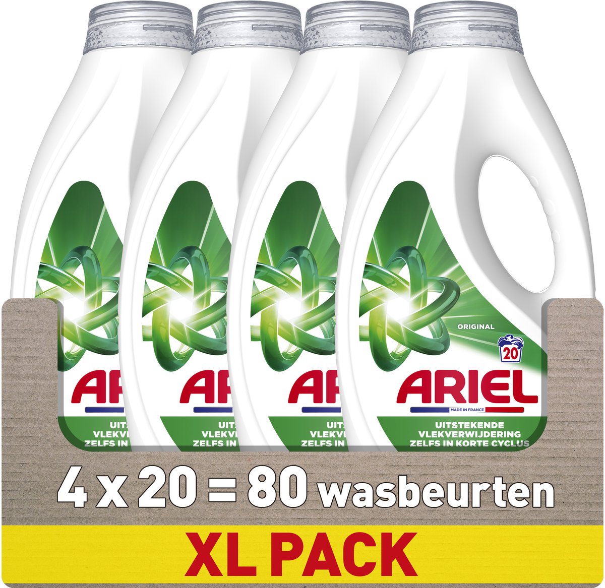 Ariel vloeibaar wasmiddel original - 4 x 20 wasbeurten