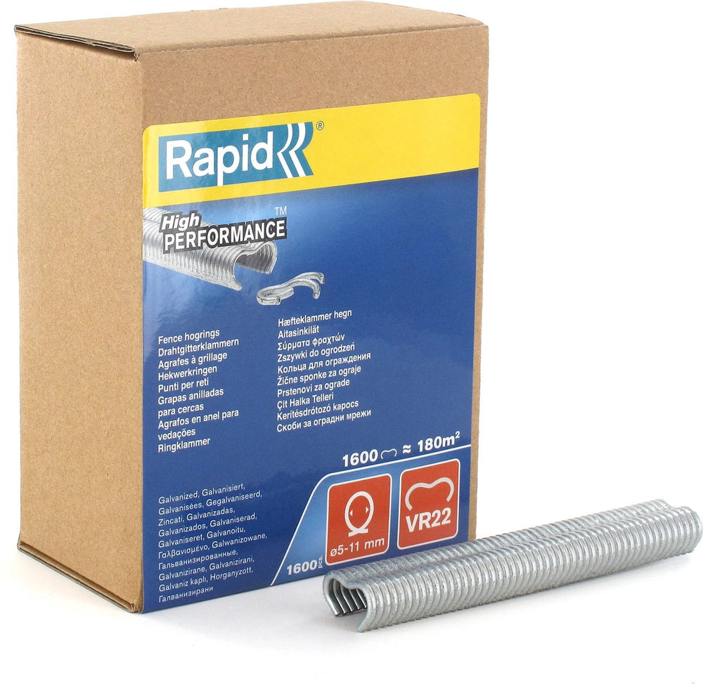 Rapid vr22 hekwerk hogringen, 1.600 stuks - 40108810