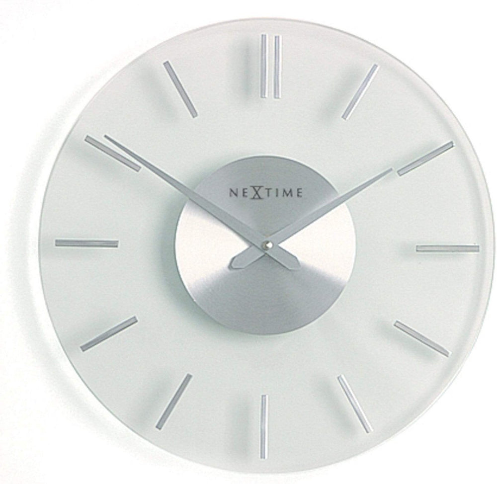 NeXtime NeXtime NE-2632 Wandklok Dia. 31 Cm, Glas, Streep