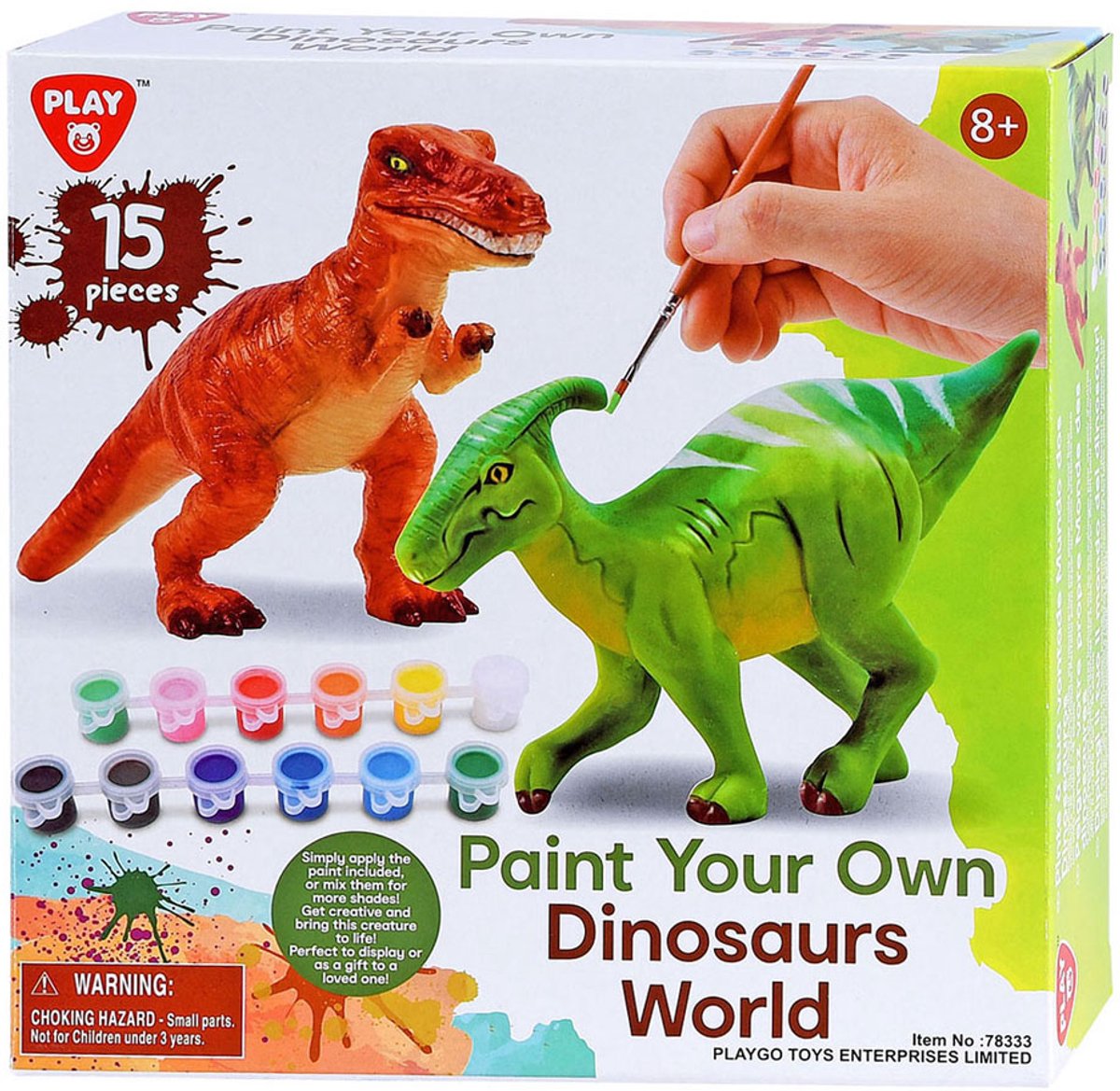 Playgo verf je eigen dino's - 15dlg.