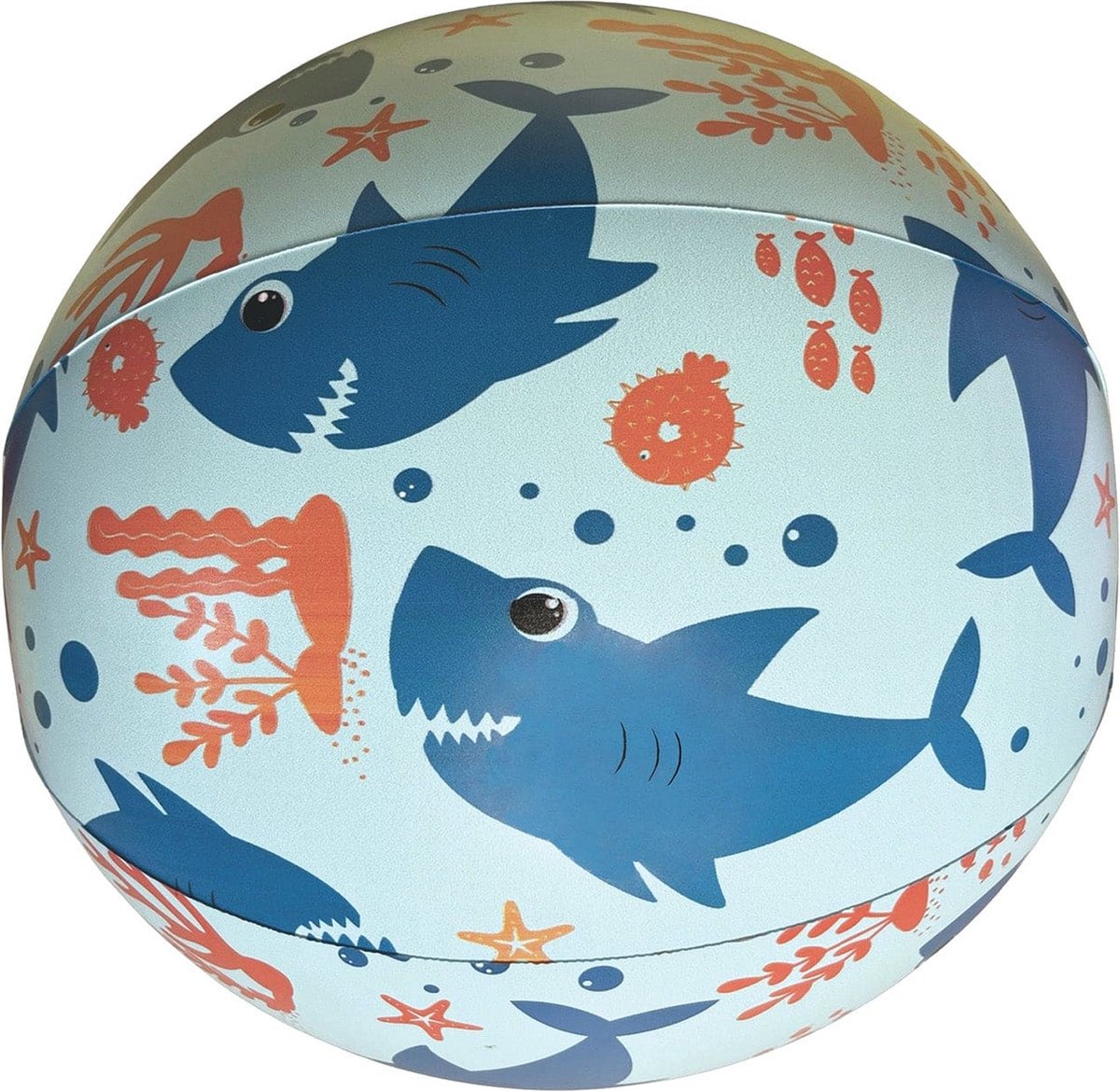 Kleine haaien | blauwe strandbal ø 51 cm