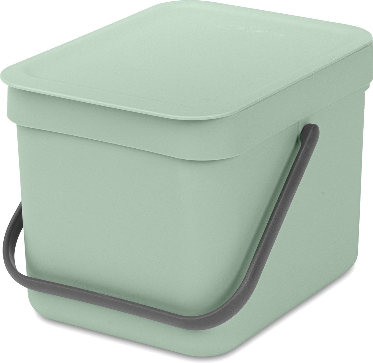 Brabantia afvalemmer sort go 6l jadegroen