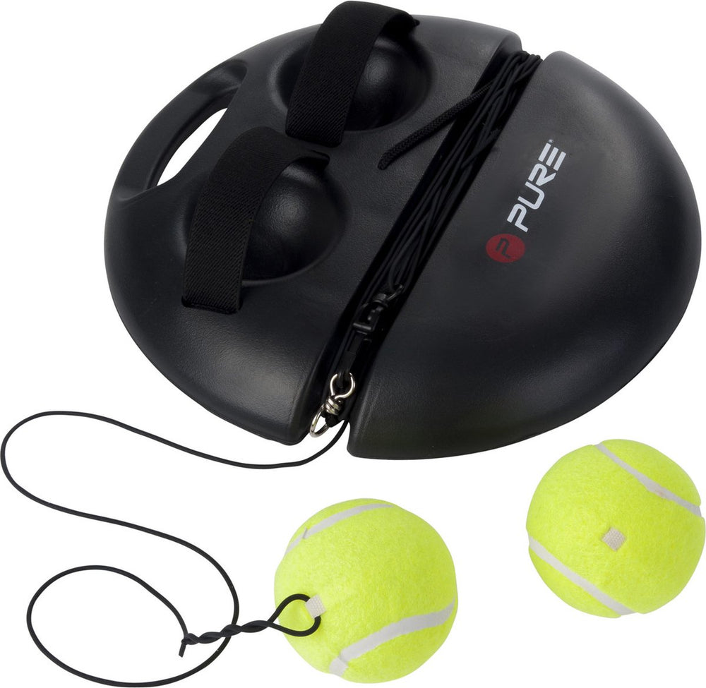 Pure2improve - tennistrainer - inclusief 2 tennisballen - 15m koord
