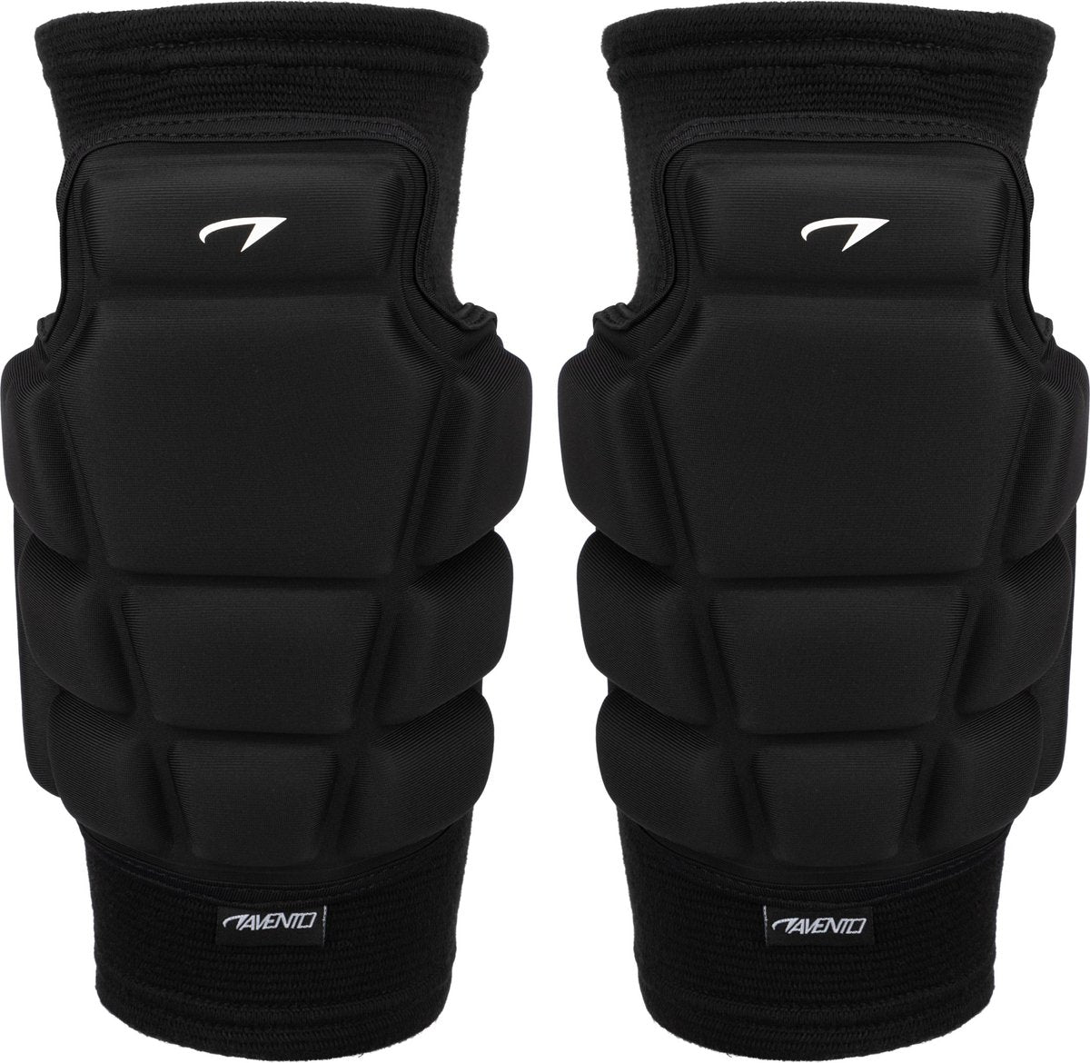 Avento kniebeschermers - indoor sport knie beschermers - zwart - maat xl