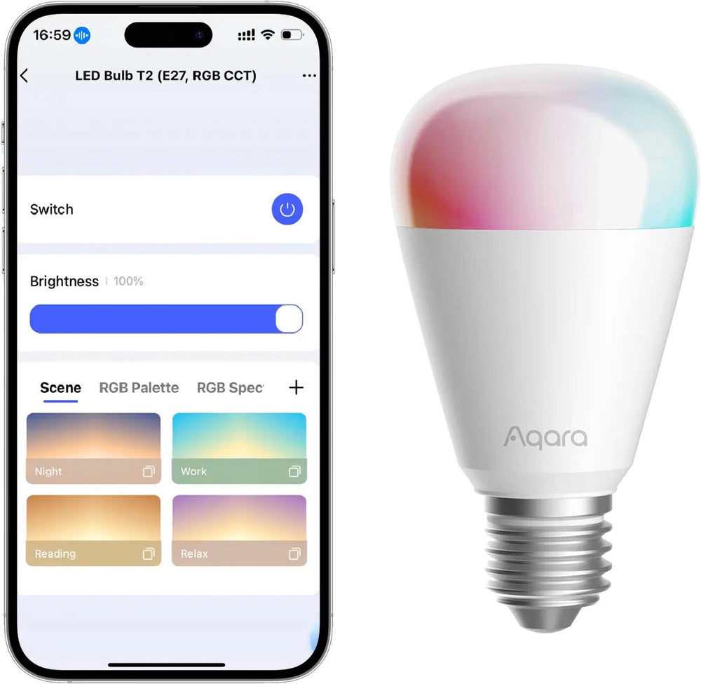 Aqara led bulb t2 (rgb cct, e27)