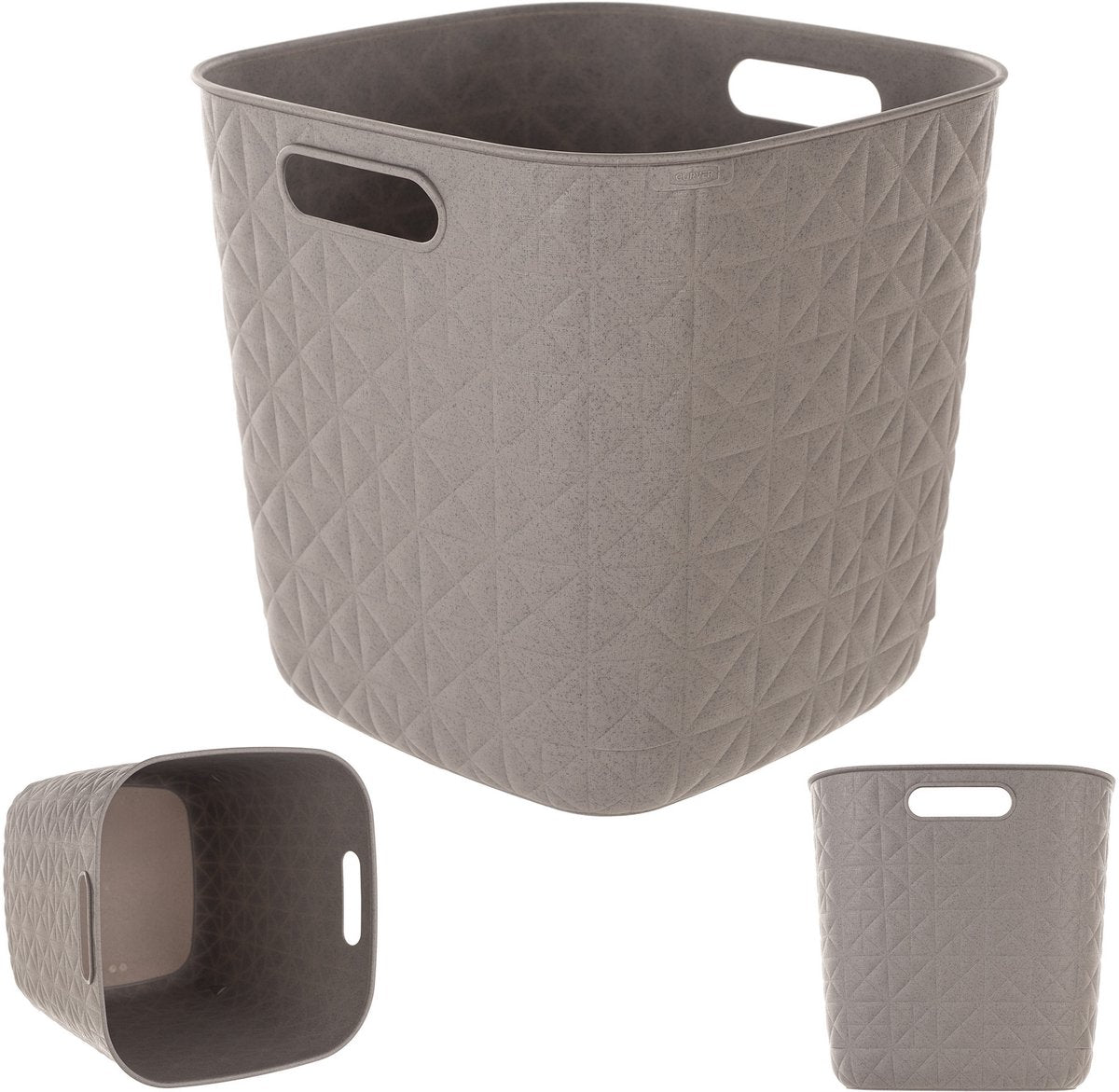 Curver softex opbergmand kubus 15l taupe