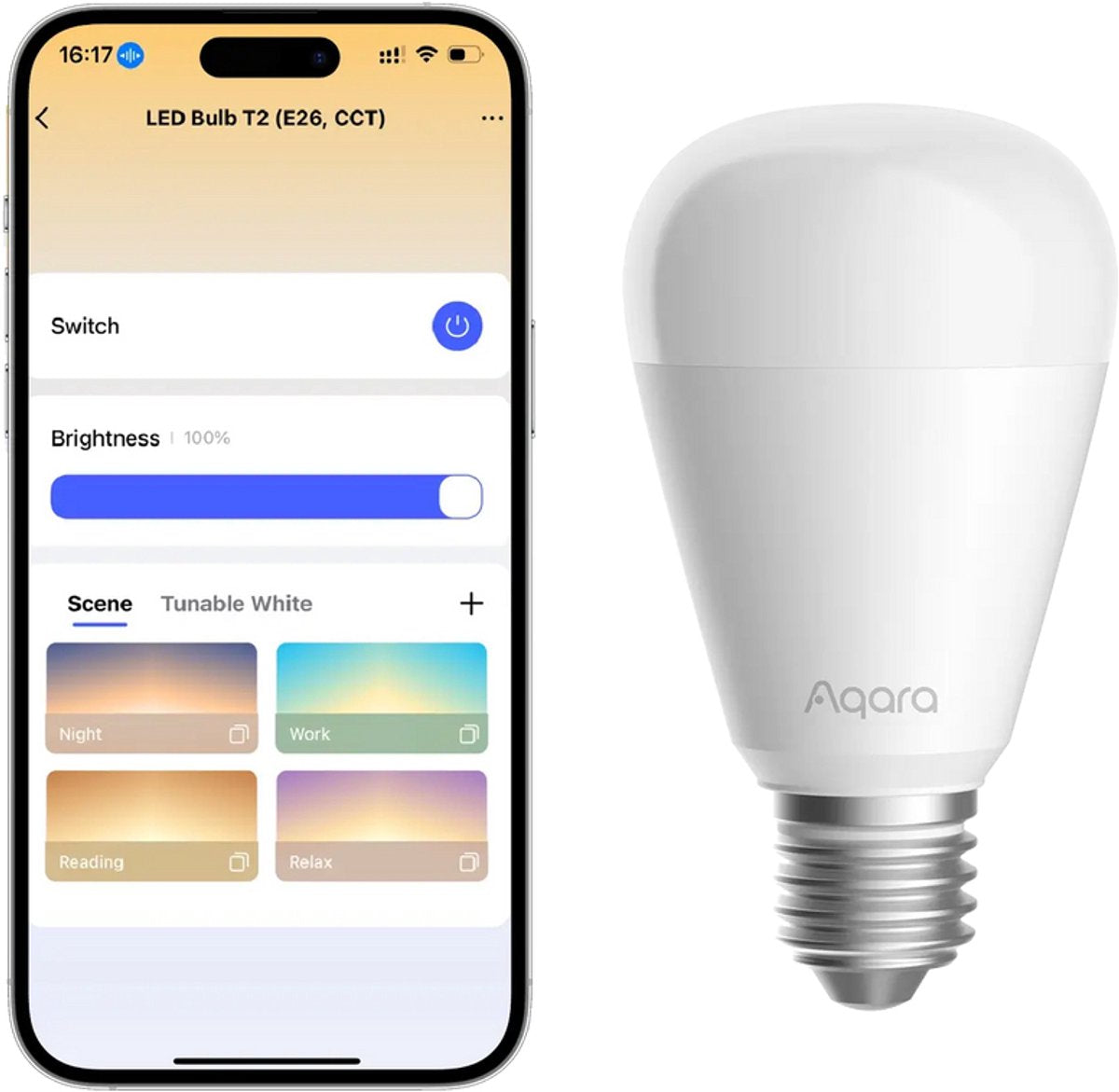 Aqara led bulb t2 (cct, e27)