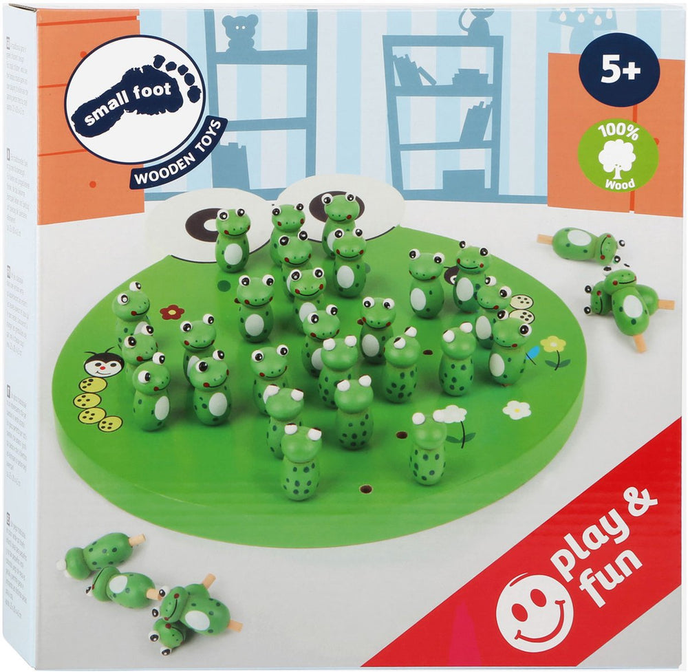 Small foot - wooden game solitaire frog
