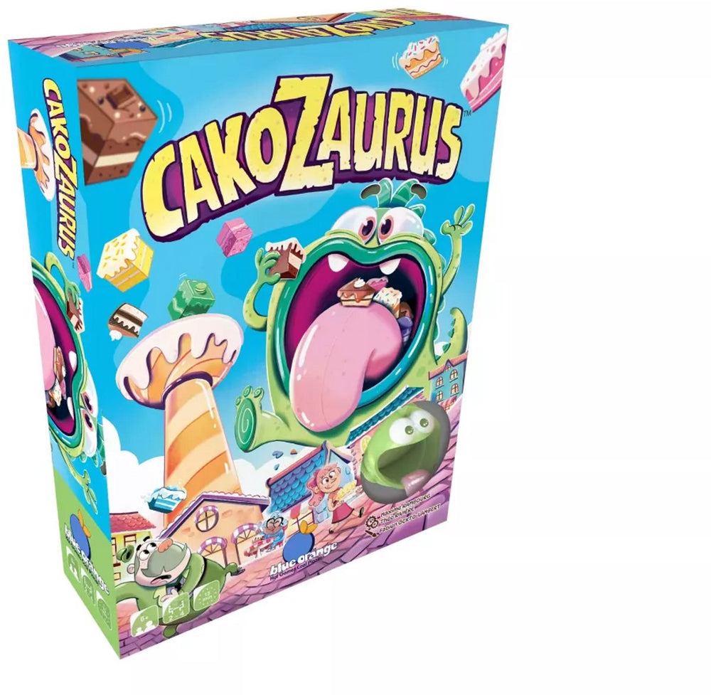 Geronimo games cakozaurus - - blue orange - bordspel - kinderspel - vanaf 6 jaar oud - van 2 tot 4 spelers